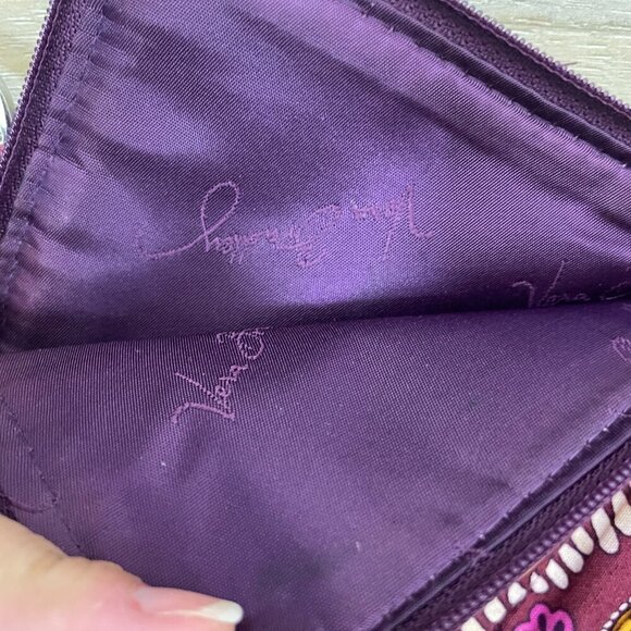 Vera Bradley Waverly Black & White Shoulder Tote Bag Floral 11" x 10"! - Picture 4 of 6